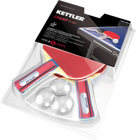 Набор для настольного тенниса с мячом (2 ракетки+3 мяча) KETTLER CHAMP (7091-700)